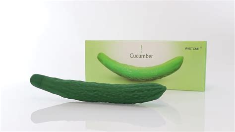 Quaige Vegetable Cucumber Vibrator Sex Toy With 10 Vibration Speed