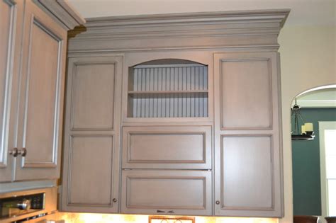 Grey kitchen bloxburg designs for landscapes photos pretty. Gray Stained Cabinets, With Black Glaze - Richmond - by ...