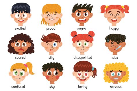 facial expressions clipart