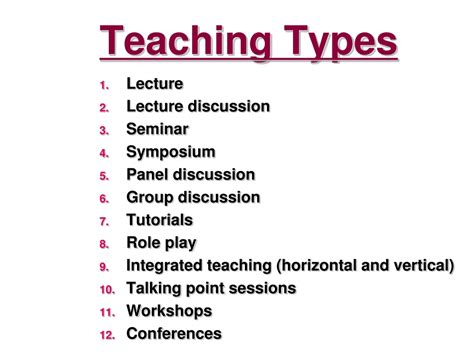 Ppt Teaching Methods Powerpoint Presentation Free Download Id9590860