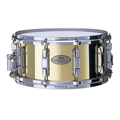 Pearl Reference Brass Snare Drum 14 X 65 Snare Drum Drums Snare