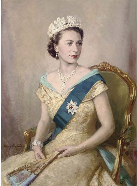 Queen Elizabeth Ii Formal Portraits Lot 93 After F Winterhalter