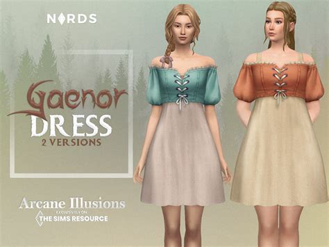 Arcane Illusions Gaenor Dress The Sims 4 Catalog