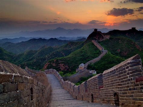Great Wall Of China Sunset Shot By Photo Adventurer Corey