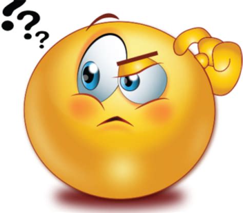 Question Mark Clipart Smiley Face Emoticon Thinki Png
