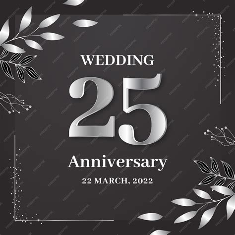 25th Anniversary Clipart Wedding