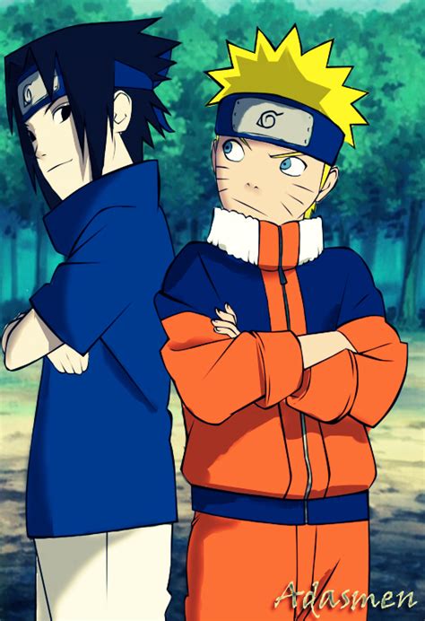Naruto And Sasuke Friendship By Adasmen On Deviantart