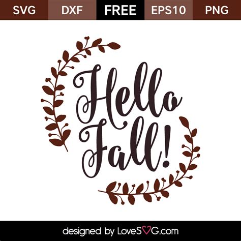 Hello Fall! | Lovesvg.com