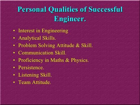 Be A Successful Engineer