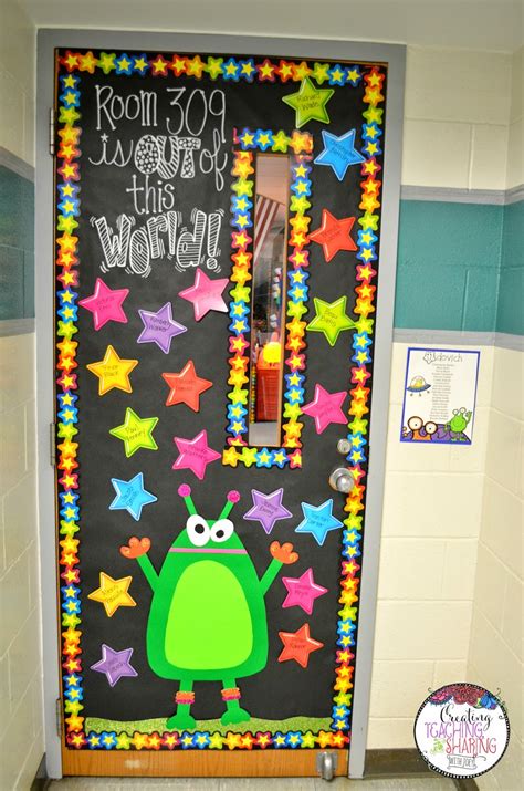 Recipe for success! ocean themed classroom door decorating idea. Blasting Off Into My Classroom Reveal 2014-2015 | Create ...
