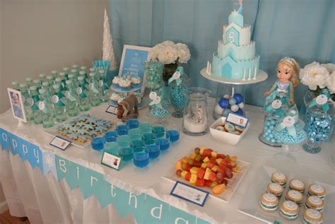 Frozen Party Dessert Table Frozen Dessert Table Frozen Desserts