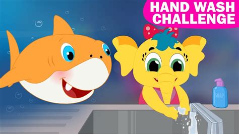 Wash Your Hands With Baby Shark Baby Shark Hand Wash Challenge