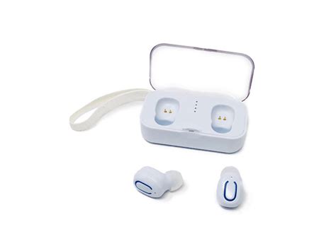 True Wireless Bluetooth Earbuds And Charging Case White Stacksocial