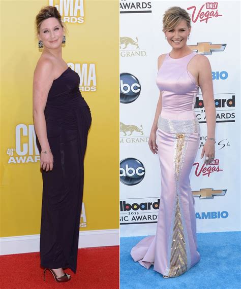Before After Pregnant Stars Jennifer Nettles Post Baby Body Sugarland Kim K Debut Gal