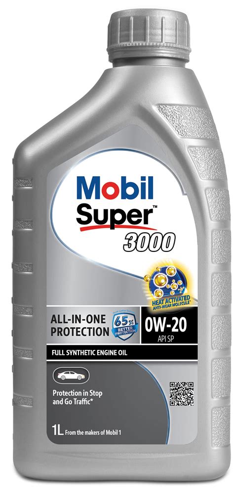 Buy Mobil Super 3000 0w 20 Api Sn Fully Synthetic Engine Oil For Cars