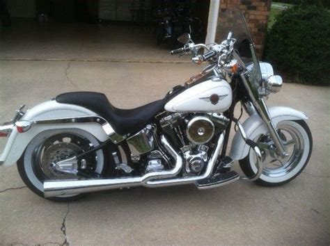 It might be an older one because i don't think i've seen a white wall with 200 rear. 2000 Harley-Davidson FAT BOY Cruiser , Pearl white, 24,000 ...