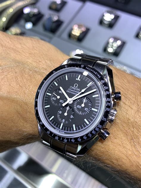 Speedmaster Omega 357350 Professional Black Dial Moonwatch Review