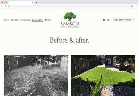 Samson Landscapes Neon Web Design Bournemouth And Poole