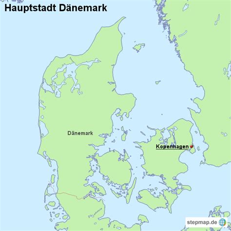 Sie liegt auf der insel seeland ganz im osten. StepMap - Hauptstadt Dänemark - Landkarte für Dänemark