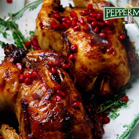 With cornish hens being a younger bird, theyre smaller and easier to manage than your average whole chicken. Pomegranate Roasted Cornish Hens | Recipe (With images ...