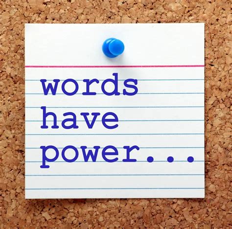 Words Have Power — Stock Photo © Thinglass 48152419