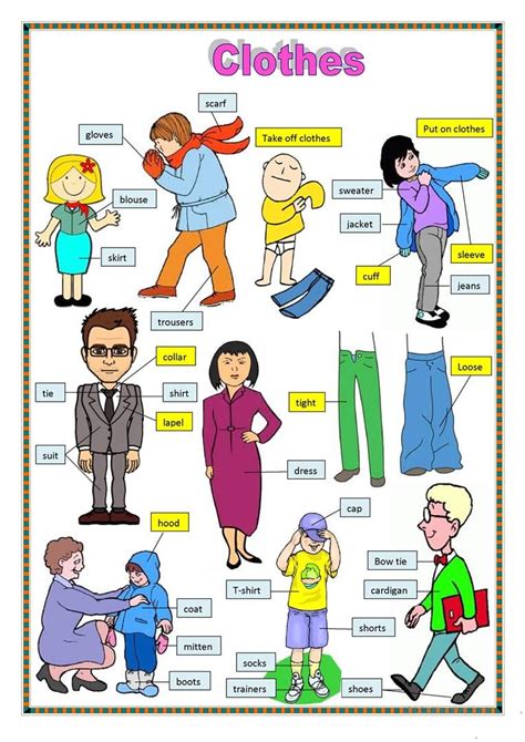 Simple Describing Clothes Worksheet Worksheets For Community Helpers
