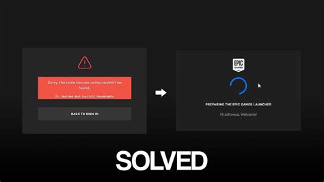 How To Fix Sorry The Code You Are Using Couldn T Be Found Login Epic Games Login 100 Worked