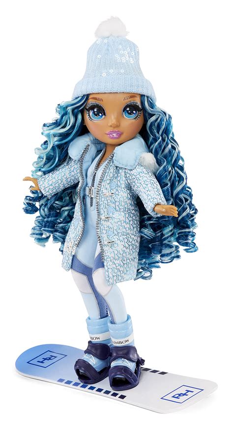 Buy Rainbow High Fashion Winter Break Doll Skyler Bradshaw Blue 30 Cm