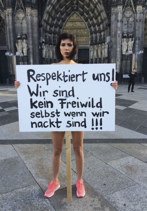 Cologne Attacks Naked Protest Staged By Artist Over New Years Eve