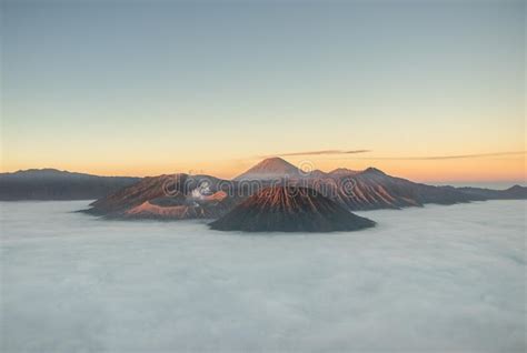 Indonesia Famous Place Attraction For Tourist Mount Bromo In East Java