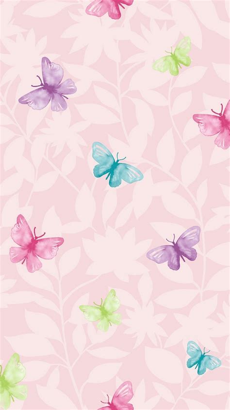 Iphone Aesthetic Butterfly Wallpaper Pink