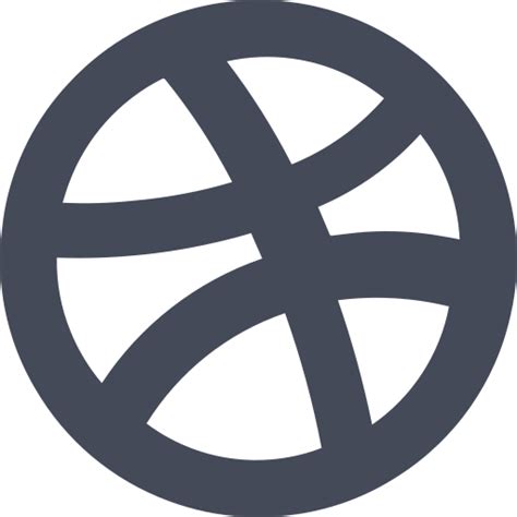 Dribbble Logo Icon In Social Icon