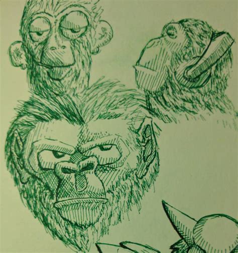 Monkey Sketch Dump By Danny Skah On Deviantart