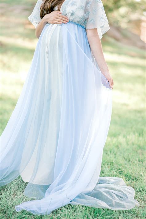 Tulle Maternity Robe For Maternity Photo Shoot Mother To Be Etsy