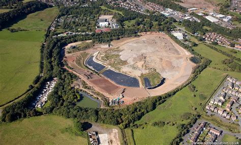 Walleys Quarry Landfill Newcastle Under Lyme Staffordshire From The Air