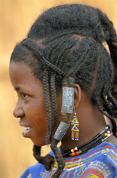 Africa Peulfulani Woman Photographed In Burkina Faso © Sergio Pessolano Modern Hairstyles