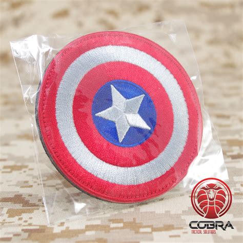 Shield Captain America Marvel Avengers Patch Airsoft Cosplay Patch With