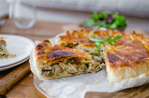 Tourte forestière aux champignons et Abondance