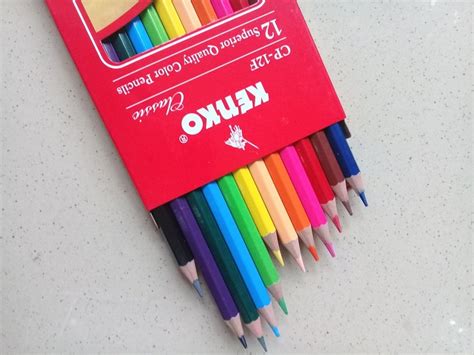Jual Pensil Warna 12 Landscape Superior Quality Color Pencils Kenko Di
