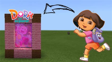 Cara Membuat Portal Dora The Explorer Minecraft Youtube
