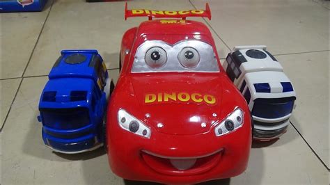 Disney Cars Lightning Mcqueen Light Up Toy Car With Flashing Lights