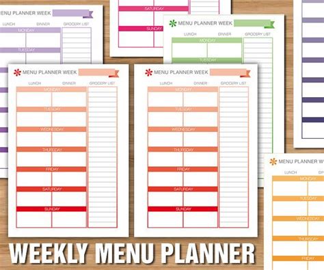 Printable Planner Pack Erin Condren Style A5 Size Box Planner Etsy