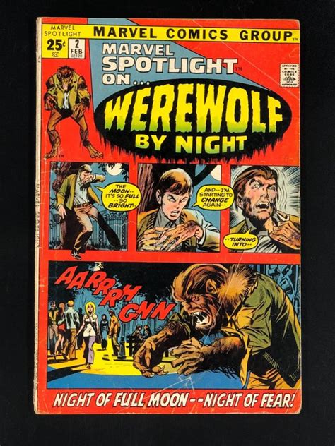 Marvel Spotlight 2 1972 Vg 1st Appearance Of Werewolf By Night