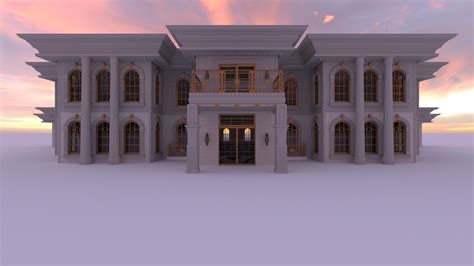 Los Angeles Classic Mansion 3d Model 220 Skp Free3d