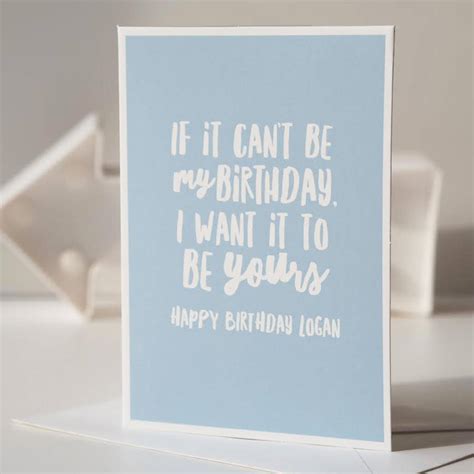 Personalised Happy Birthday Card By Sweetlove Press