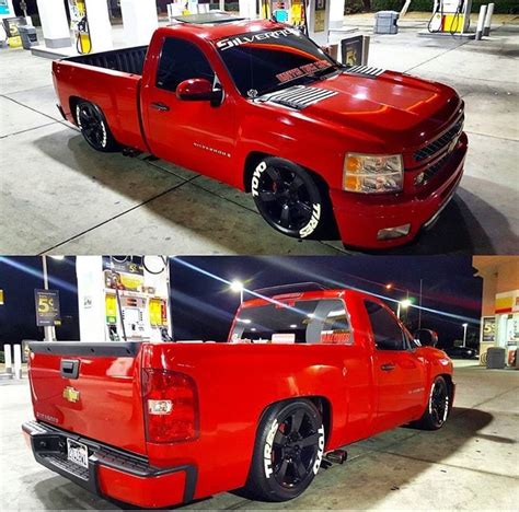 Pin By Junior On Dropped Silverados Custom Chevy Trucks Dropped