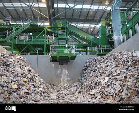 Paper Recycling Machine Stock Photo 24213508 Alamy