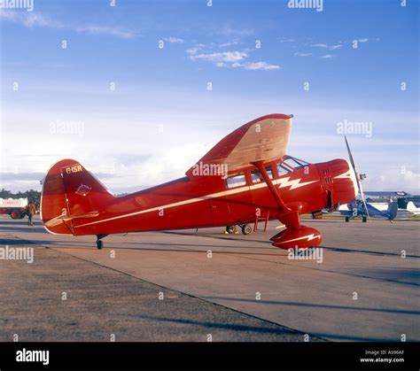 Stinson Reliant Private Aircraft Melbourne Australia Stock Photo Alamy