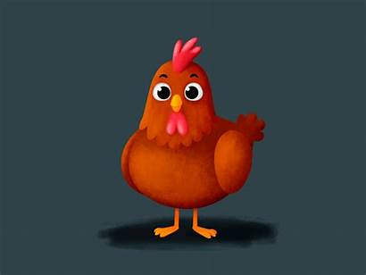 Chicken Animation Dribbble Chickens Nah Galinha Egg