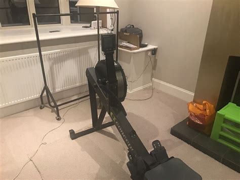 A Second Hand Rowing Machine Barely Used Black ‘concept Two In